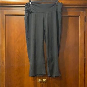 Black Maternity Sleep/Lounge Capri
